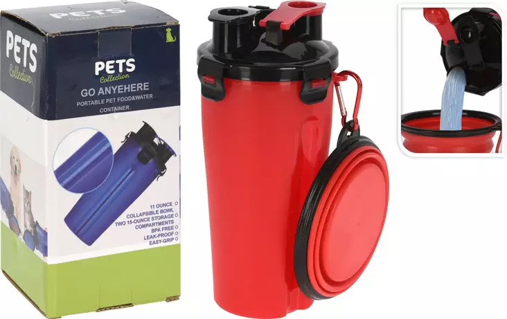 Koiran eväsastia + ruokakuppi - Ruokakupit - 8719987858772 - 1