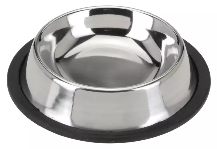 Koirankuppi teräs liukuesteellä 15,5 cm - Ruokakupit - 8711295214202 - 1