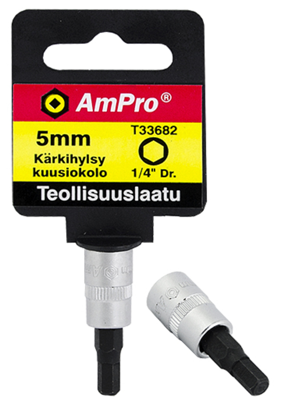 Kuusiokärkihylsy 1/4" - Hylsyt ja -sarjat - 795609336802 - 1
