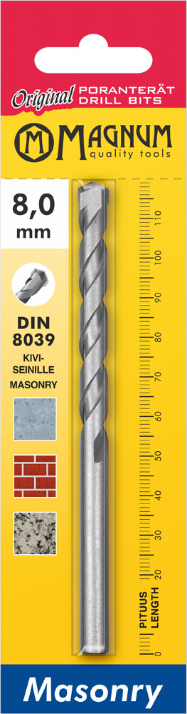 Magnum kiviseinäporanterä - Kivi- ja lasiporanterät - 6418868380402 - 1