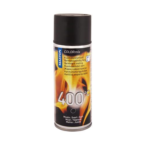 Maston Spray 400°C Musta 400ml - Spraymaalit - 6412494001212 - 1
