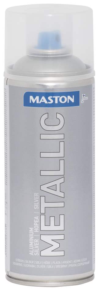 Metallic Aluminium hopea 400 ml - Spraymaalit - 6412490023782 - 1