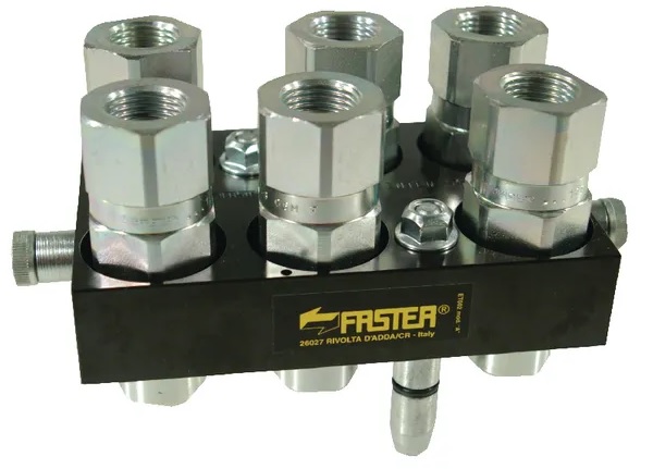 Pikaliitin Multifaster P608 6 x 1/2" (työkoneosa) - Hydrauliikka - 8023453670912 - 1