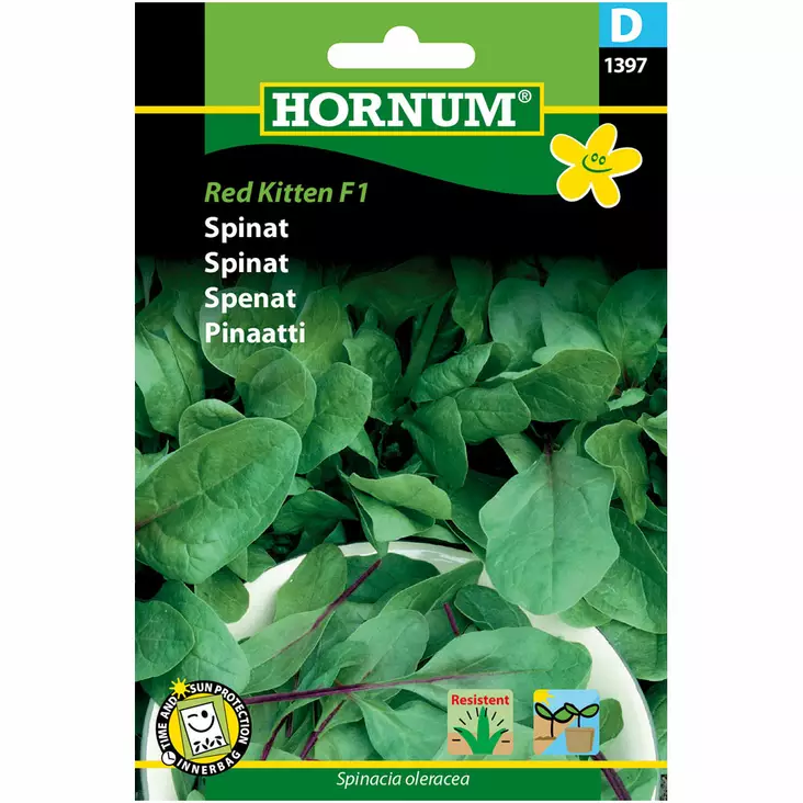Pinaatti ´Red Kitten F1´ - Siemenet ja siemenperunat - 5708787013972 - 1