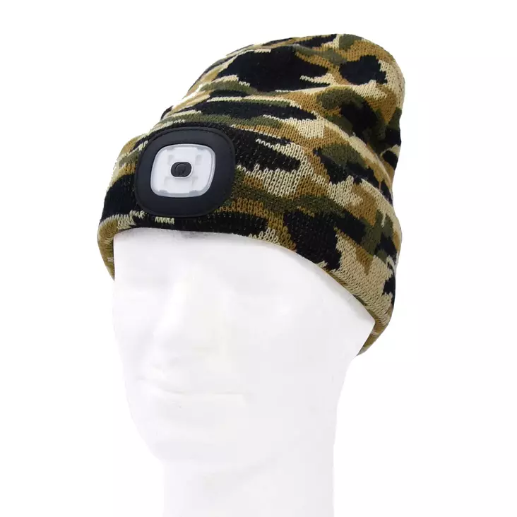 Pipo LED-valolla 1 W Camo USB-ladattava - Otsa- ja käsivalaisimet - 6438152098172 - 1
