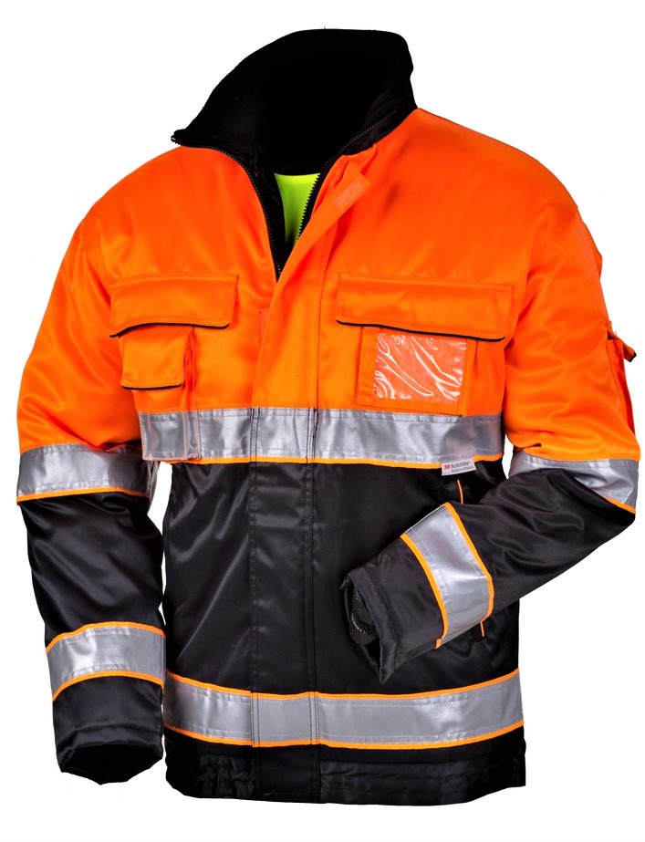 Priha talvitakki oranssi/musta - Talvi työvaatteet - 6418326404992 - 1