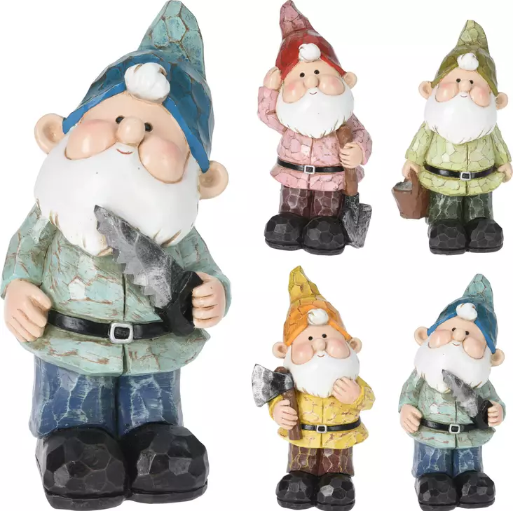 Puutarhatonttu Gnome 20 cm - Puutarhapatsaat, koristeet - 8719987825972 - 1