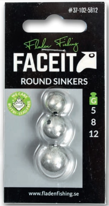 Pyöreät painot 5-12 g - Muut kalastustarvikkeet - 7333109008732 - 1