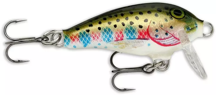 Rapala Mini Fat Rap uistin 3cm (RT) - Vieheet ja perhot - 022677150772 - 1