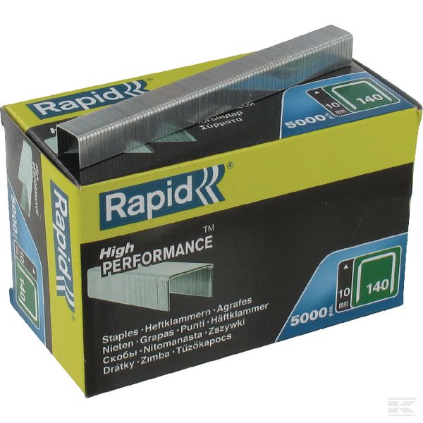 Rapid niitti 140/10 mm 5000 kpl - Nitojat ja niitit - 7313469140082 - 1