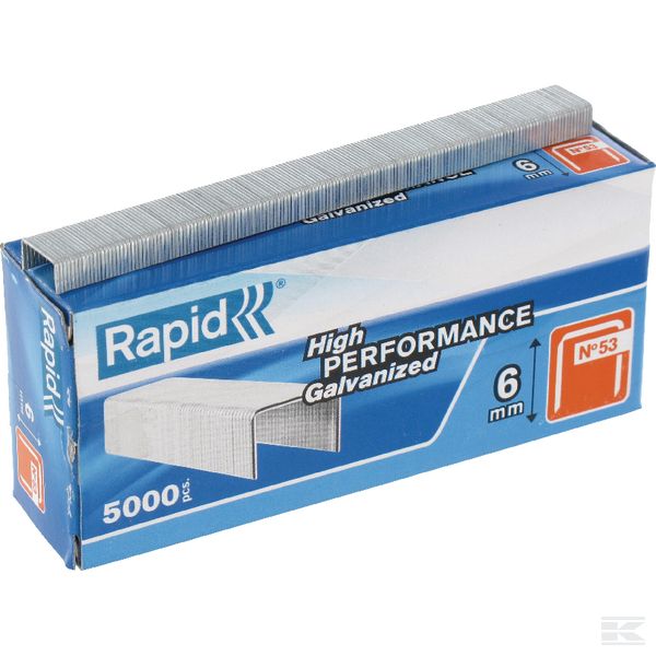 Rapid niitti 53/6 mm 5000 kpl - Nitojat ja niitit - 7313468562502 - 1