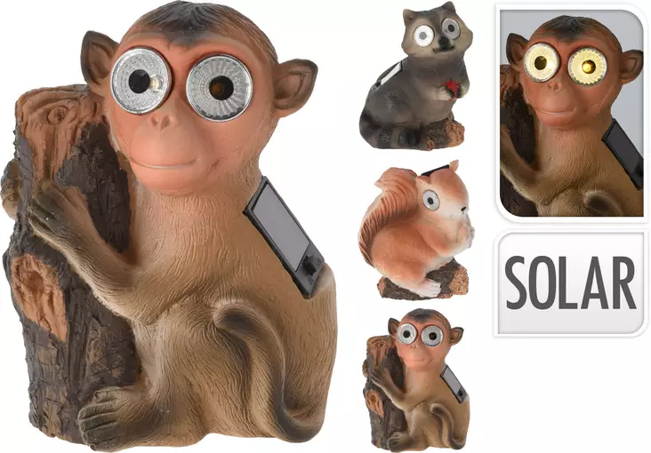 Solar eläin aurinkokennovalolla - Puutarhapatsaat, koristeet - 8720573195522 - 1