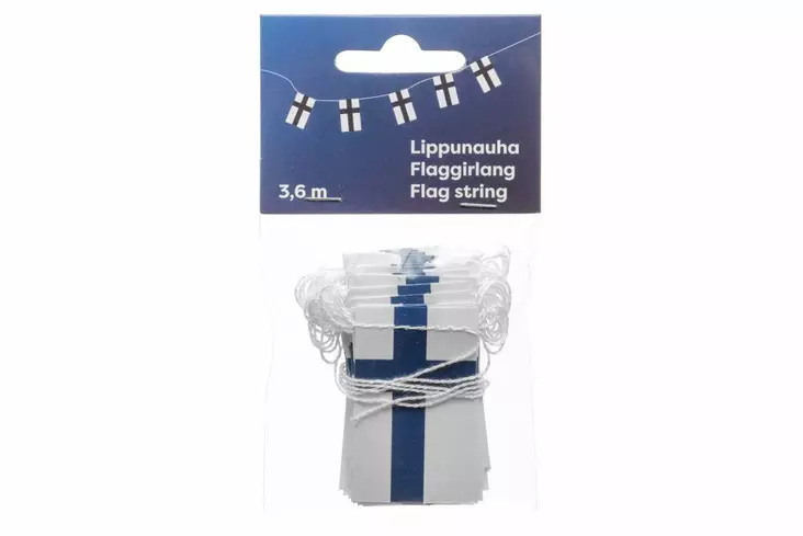 Suomenlippu lippunauha 3,6 m - Joulukoristeet - 6410412937582 - 1