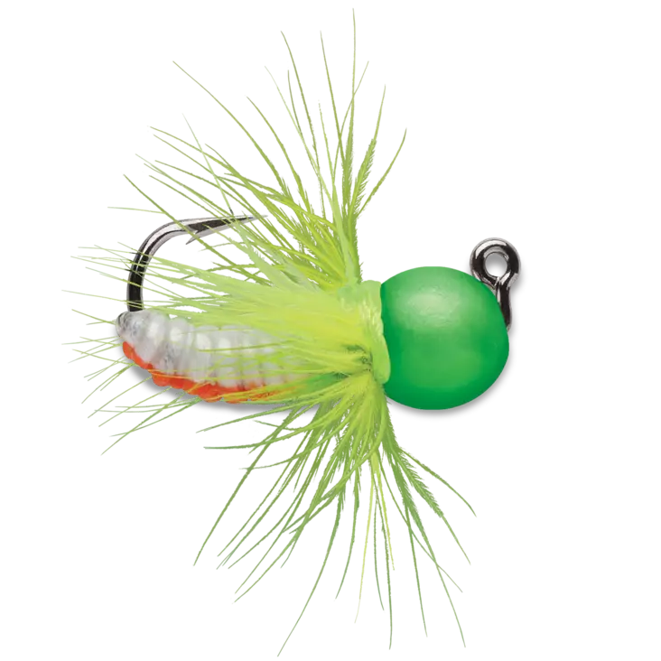VMC Tungsten Fly Jig 1/16 Green Orange Glow - Jigit, jigipäät - 043193124382 - 1