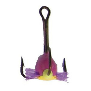 Värikoukku 3-haarainen #14 väri 2 - Mormyskat ja värikoukut - 7340010340592 - 1