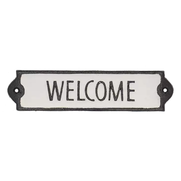Welcome kyltti valurautaa - Muuta kaunista - 8714982258992 - 1