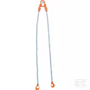 Ketjuraksi 2-haarainen 2 m 8 mm - Nosto- ja sidontatarvikkeet - 26923082 - 1