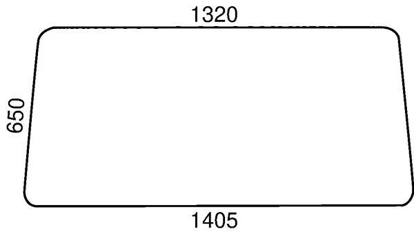 Tuulilasi, ylempi (Fiat 5113401) - Ohjaamotarvikkeet - 3660980007252 - 1