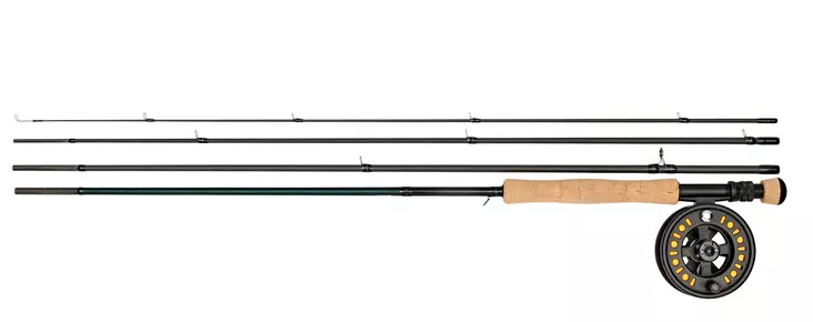 D Trout Fly Combo 9'0" #7/8 perhosetti - Vavat, kelat ja onget - 5055545229572 - 1