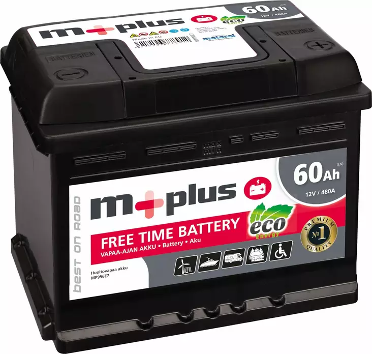 Vapaa-ajan akku 60 Ah 520A - Käynnistysakut - 6417196778912 - 1