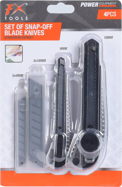 Mattoveitsisetti 4-osainen - Puukot ja veitset - 8719987591082 - 1