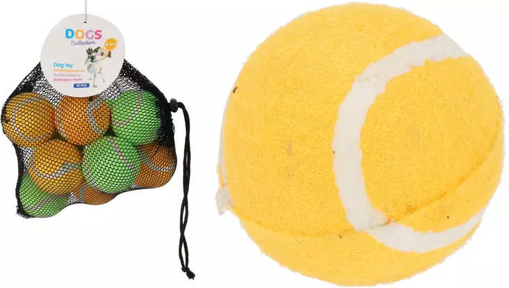 Tennispallo 10 kpl/pussi - Lemmikkilelut - 8721037043212 - 1