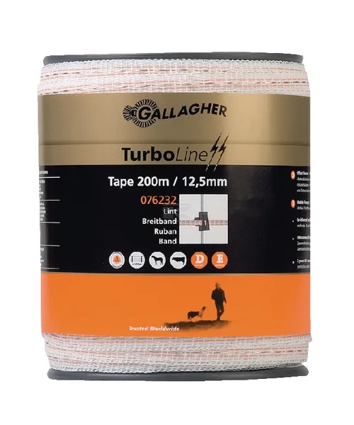 Aitanauha Callagher TurboLine 12,5 mm 200 m - Aitanauhat ja -langat - 9414701076232 - 1