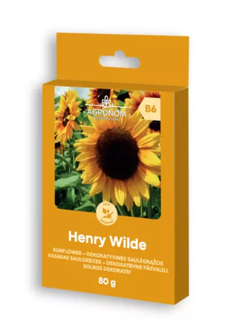 Auringonkukka´Henry Wilde´ 80 g - Siemenet ja siemenperunat - 4770168921092 - 1