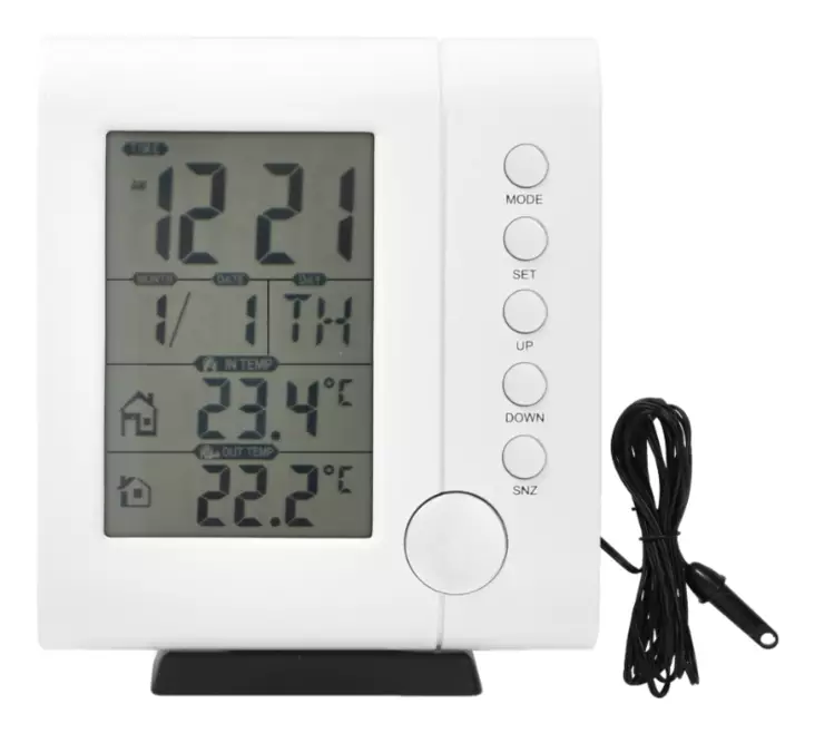 Axxel Late Ulko-/sisälämpömittari - Lämpömittarit - 6438152085912 - 1