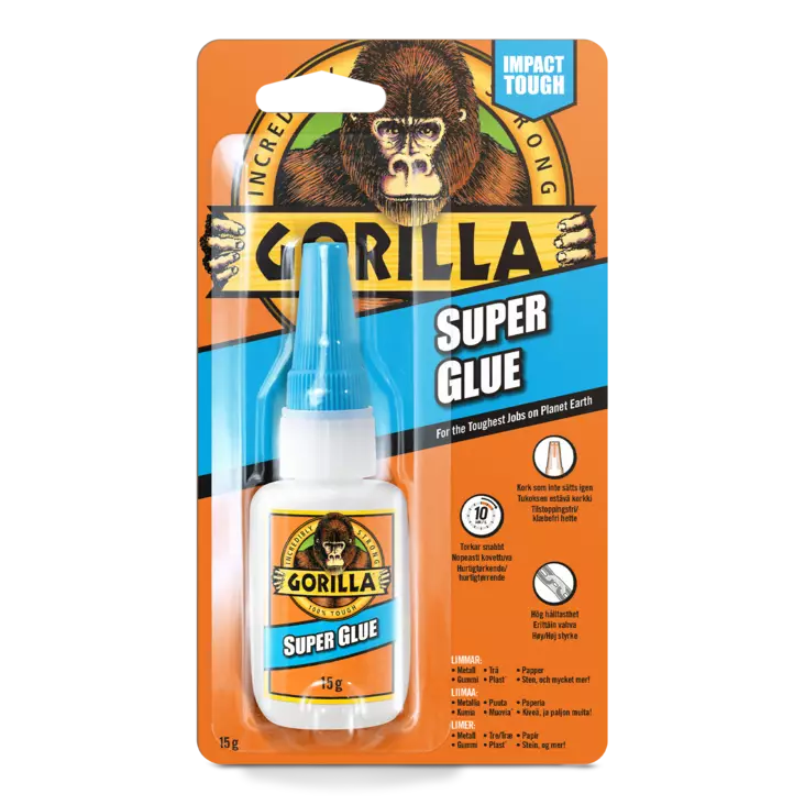 Gorilla Super Glue 15g - Liimat - 5704947004262 - 1
