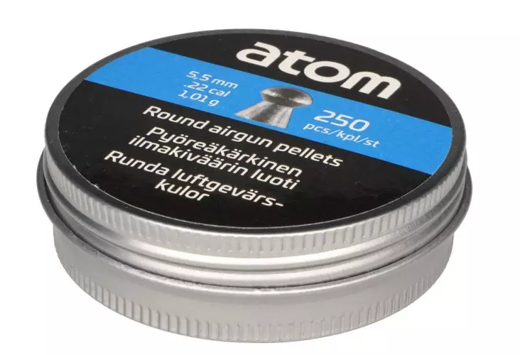 Ilmakiväärin luoti pyöreä 5,5 mm 250 kpl - Ilma-aseet  - 6410416357232 - 1