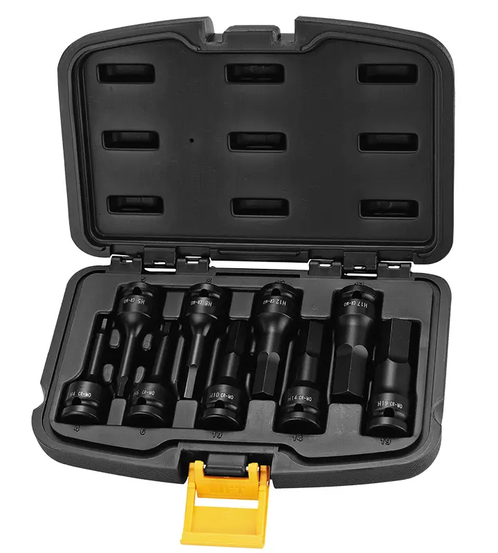 Kuusiovoimahylsysarja 1/2" 9-os. - Hylsyt ja -sarjat - 6420286016702 - 1