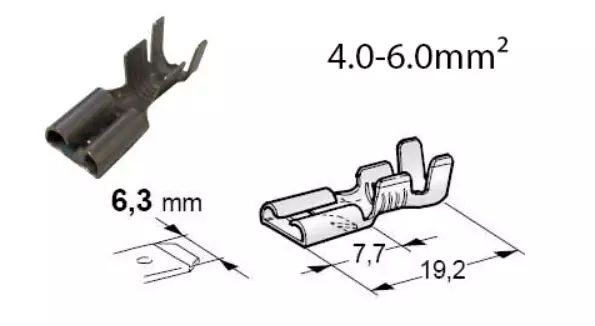 Liitin esipuristettu 4-6mm - Autosähkötarvikkeet - 1701652 - 1