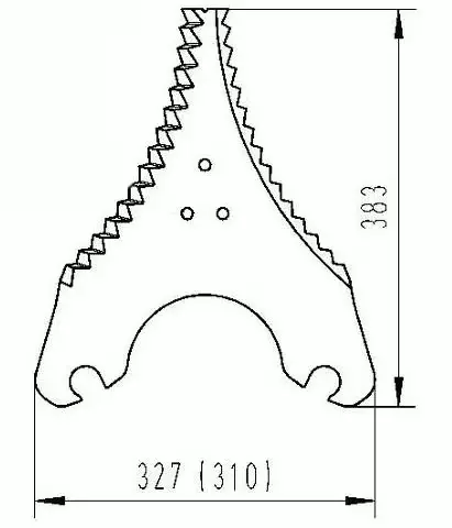 Noukinvaunun terä Strautmann 763345002 - Noukkimet - 763345002 - 1