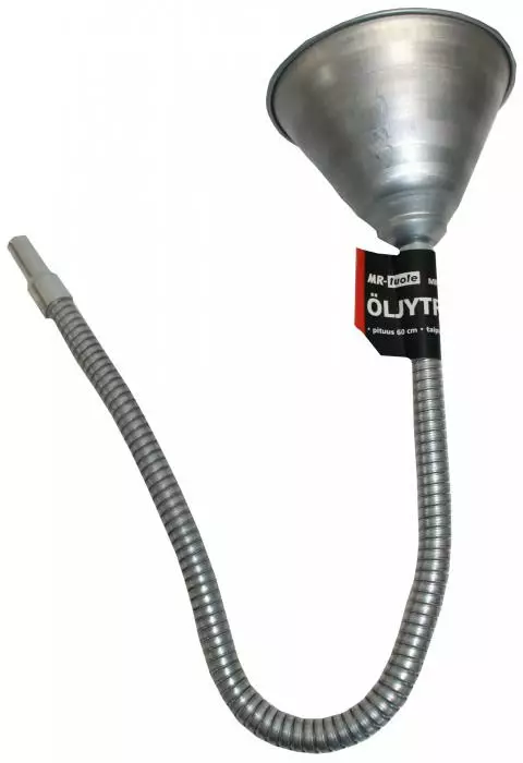 Öljytratti 60 cm, sinkitty teräs - Muut käsityökalut - 6430074695842 - 1