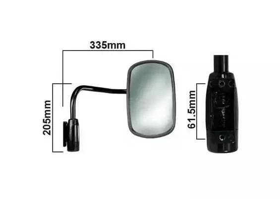 Peiliasetelma kupera vasen - Ohjaamo ja kori - 5035776857812 - 1