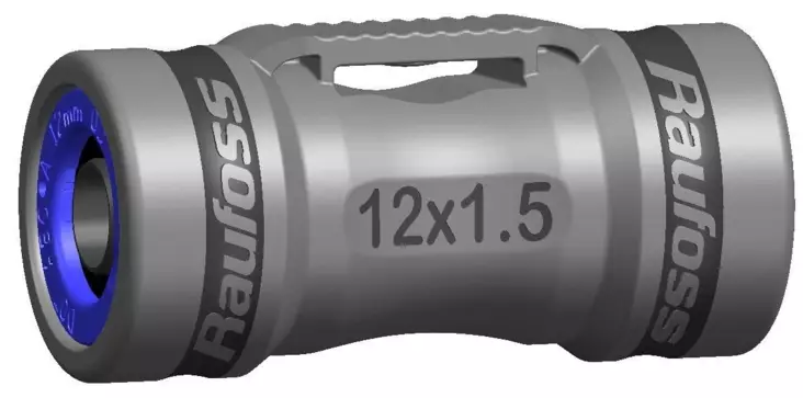 Raufoss ABC jatkoliitin 12x1,5 - Paineilmajärjestelmä - svm0000010072 - 1