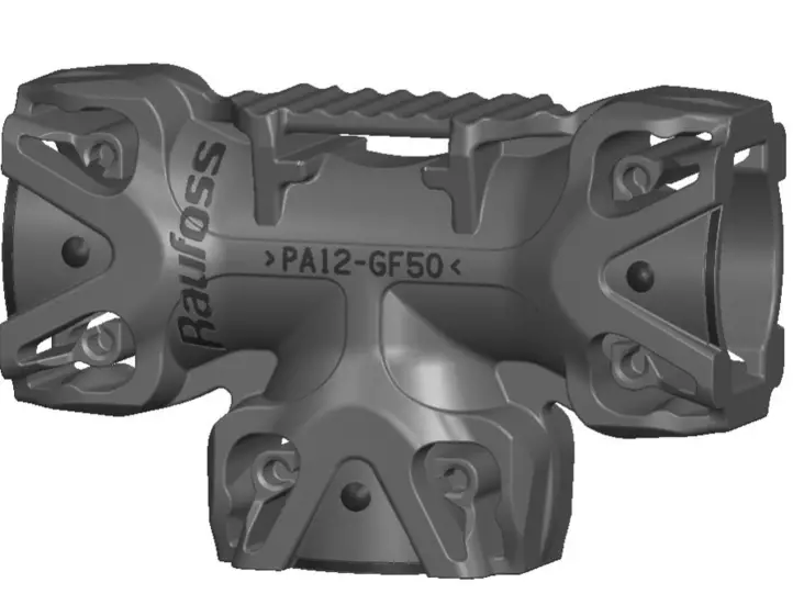 Raufoss t-liitinrunko ABC S-runko - Paineilmajärjestelmä - svm0000010092 - 1