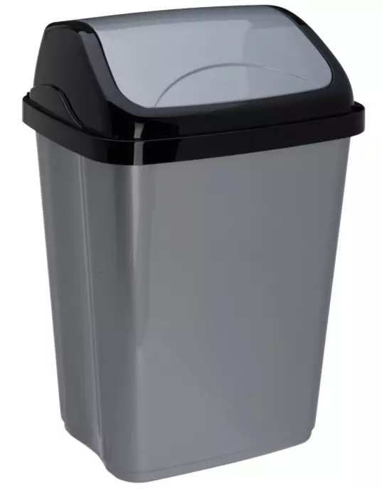 Roskakori heilurikannella 16 litraa - Roskien käsittely - 8719987314032 - 1