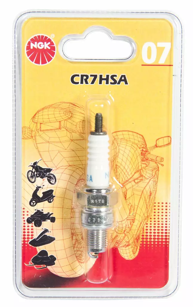 Sytytystulppa CR7HSA punainen no 7 - Sytytystulpat - 0087295060162 - 1