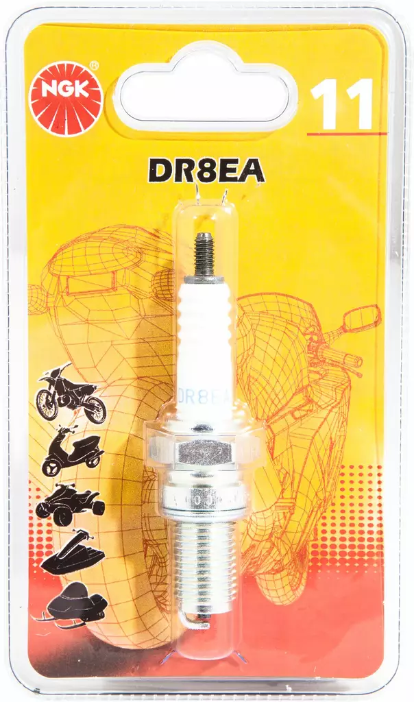 Sytytystulppa DR8EA punainen no 11 - Sytytystulpat - 0087295068472 - 1