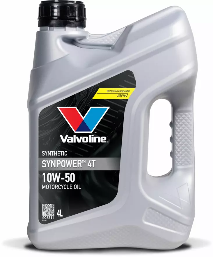 Valvoline Synpower 4T 10W-50 moottoriöljy 4 l - Moottoriöljyt - 8710941018812 - 1