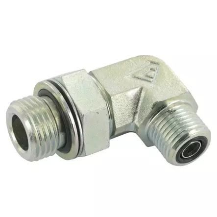 Kulmaliitin 11/16" ORFS x 1/2" BSP uros/uros - Hydrauliikka - 8719593049823 - 1