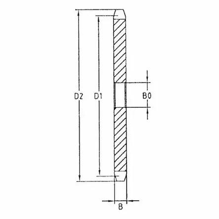 Tasaketjupyörä 1" x 17 mm (16B-1) 13 hammasta - Rullaketjut - PW113 - 2