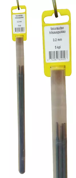 Valuraudan hitsauspuikko 3,2 mm 5kpl - Hitsauspuikot - 8712067810103 - 1