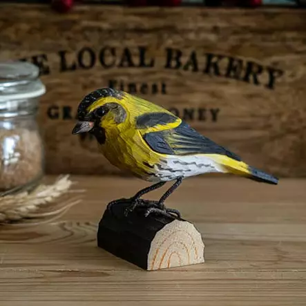 Wildlife Garden koristelintu Vihervarpunen - Luontoaiheiset tuotteet - WG423 - 1