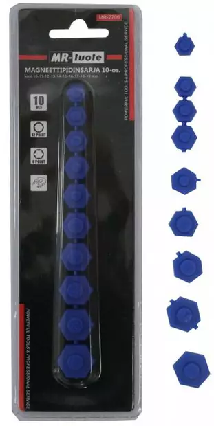 Magneettipidinsarja hylsyn sisälle 10-os - Muut käsityökalut - 6430074695163 - 1