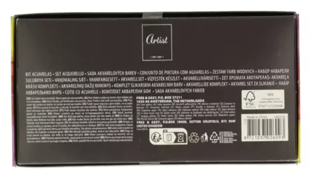 Vesivärit 10 x 12 ml - Taiteilijatarvikkeet - 8721037026093 - 2