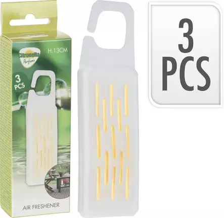 Citronella raikastin 3 kpl/pkt - Huonetuoksut, raikastimet - 8720573177863 - 1