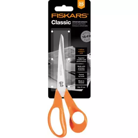 Fiskars Classic yleissakset 21 cm - Veitset, sakset, leikkurit - 6411501985323 - 1